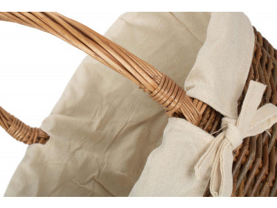 COUNTRY OVAL SHOPPER with WHITE LINING