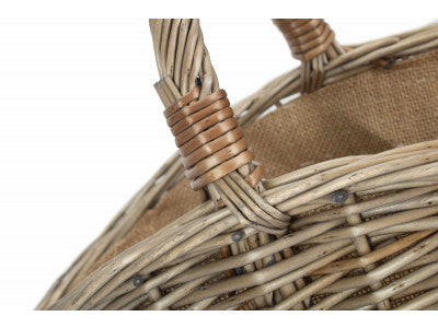 SMALL ANTIQUE WASH HARVESTING BASKET