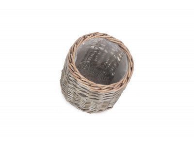 SMALL ROUND ANTIQUE WASH PLANTER