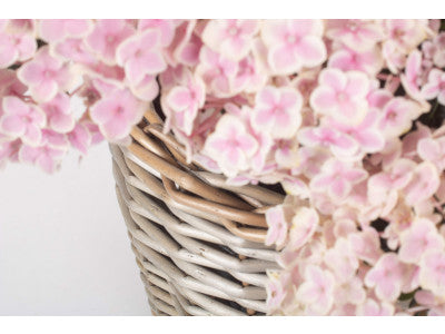 LARGE ROUND ANTIQUE WASH PLANTER