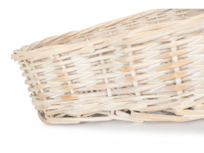 MEDIUM WHITE WASH HEART SHAPED TRAY