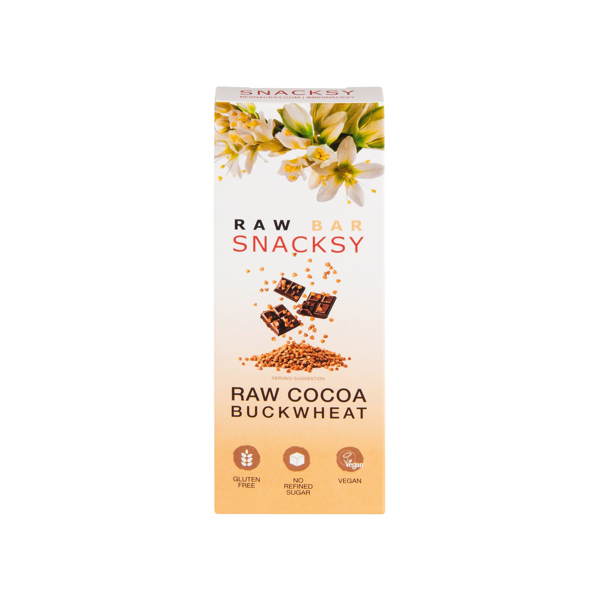 Snacksy Buckwheat Raw Cocoa Bar (40g)