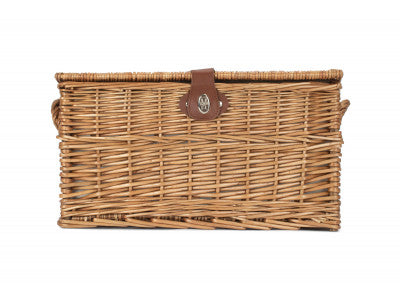 4 PERSON GREEN TWEED CHEST HAMPER