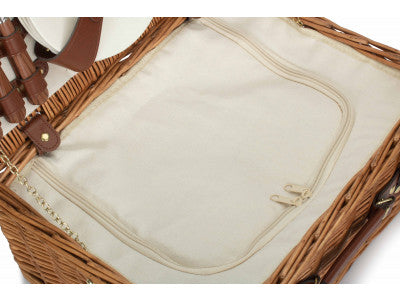 4 PERSON CLASSIC PICNIC HAMPER
