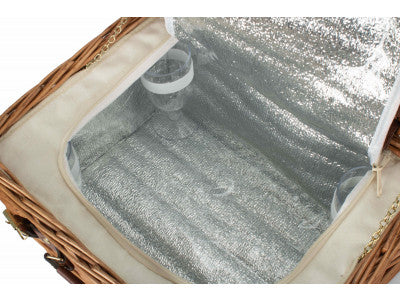 4 PERSON CLASSIC PICNIC HAMPER