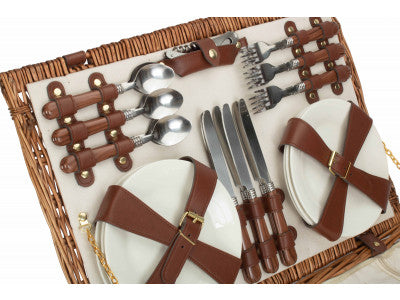 6 PERSON CLASSIC PICNIC HAMPER