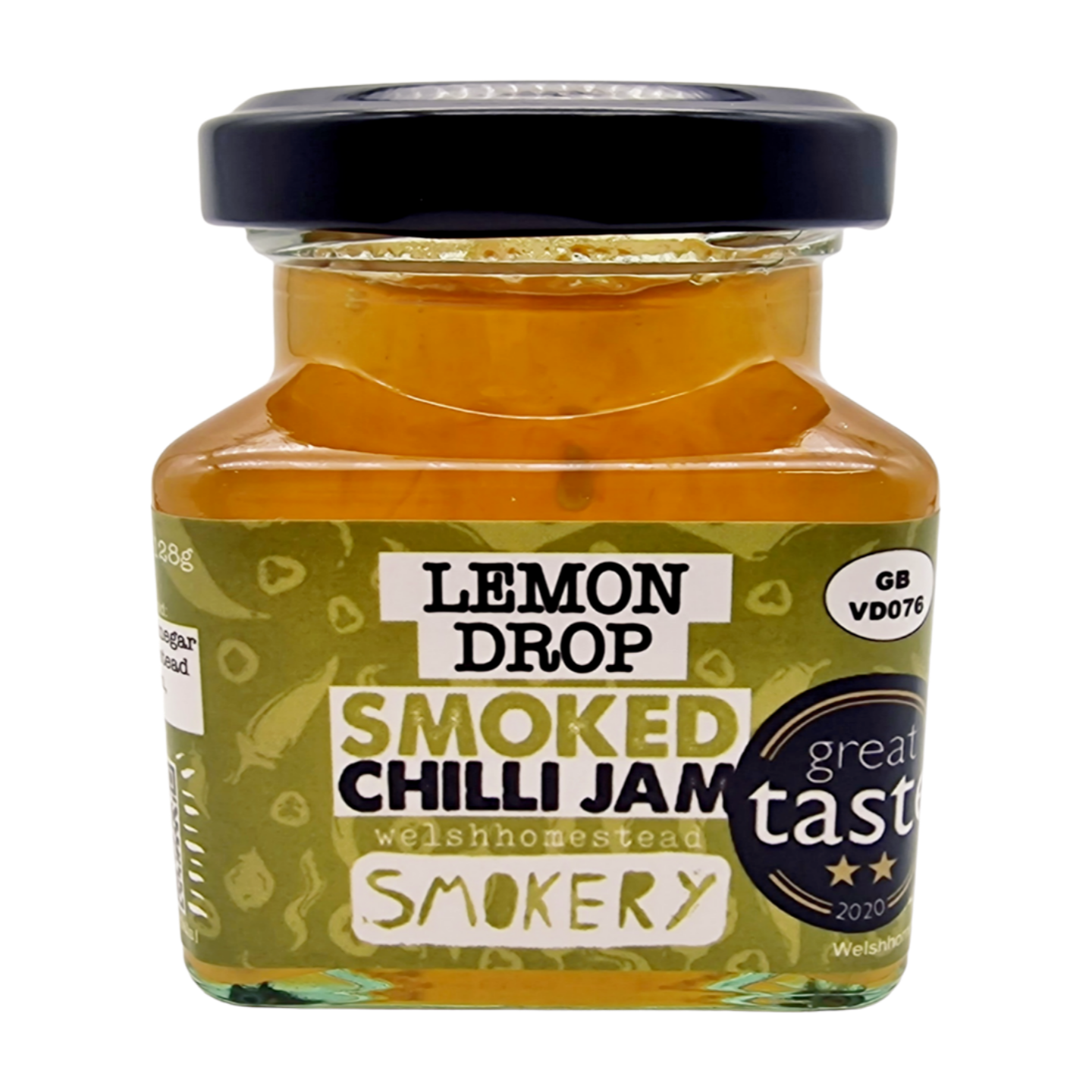 Welshhomestead Smokery Lemon Drop Smoked Chilli Jam (128g)