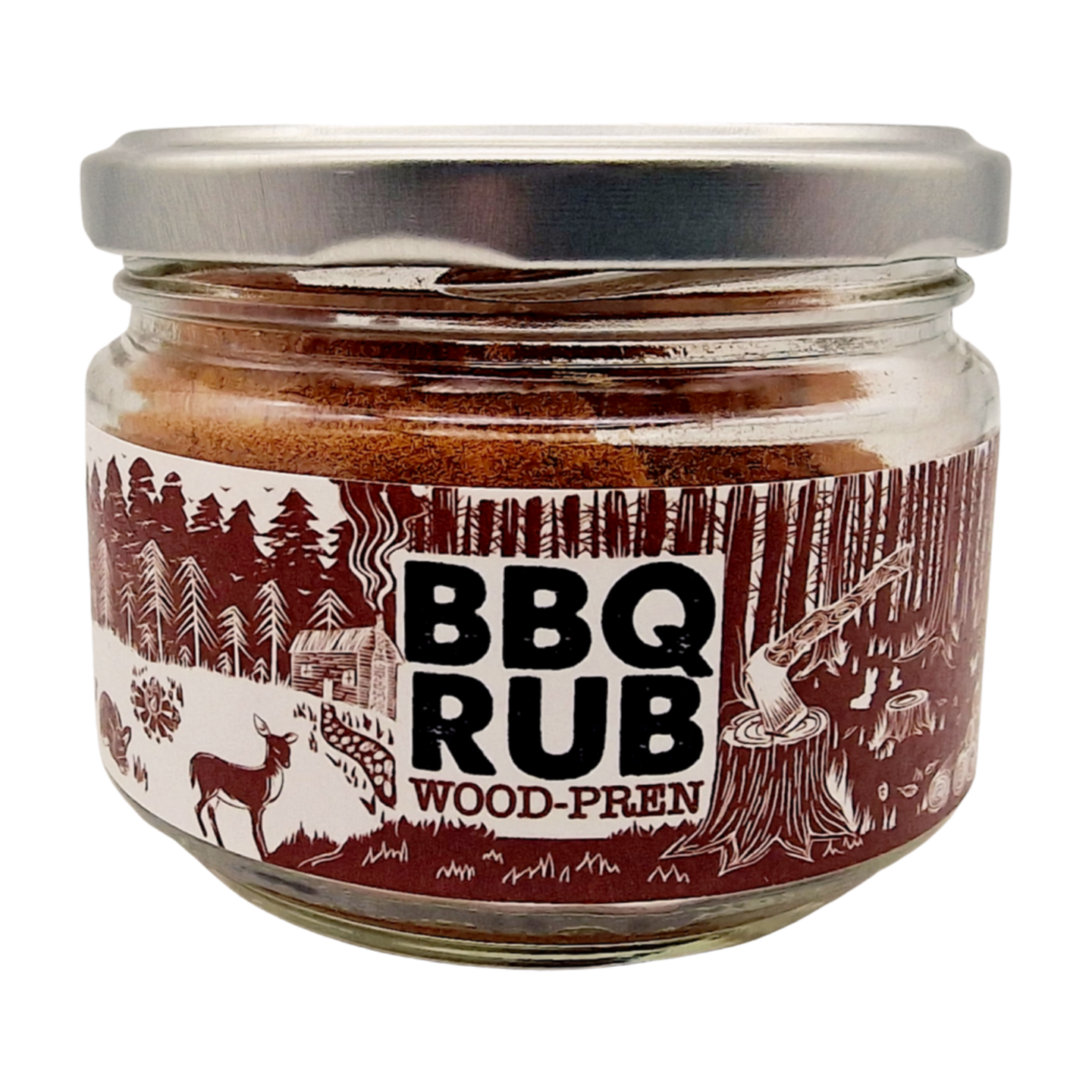 Welshhomestead Smokery Wood - Pren BBQ Rub (85g)