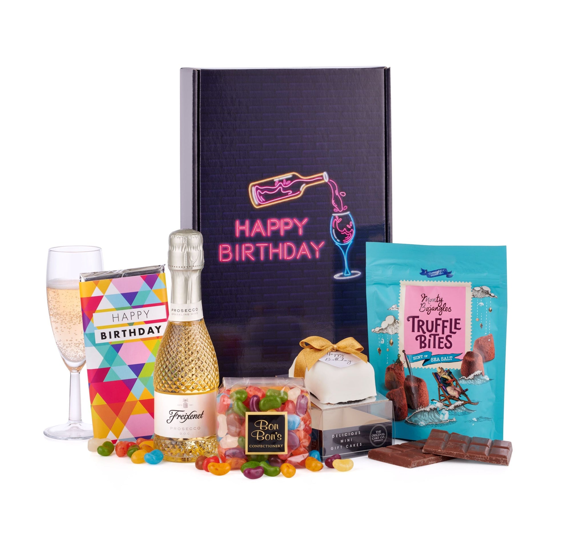 Happy Birthday Gift Box with Fizz