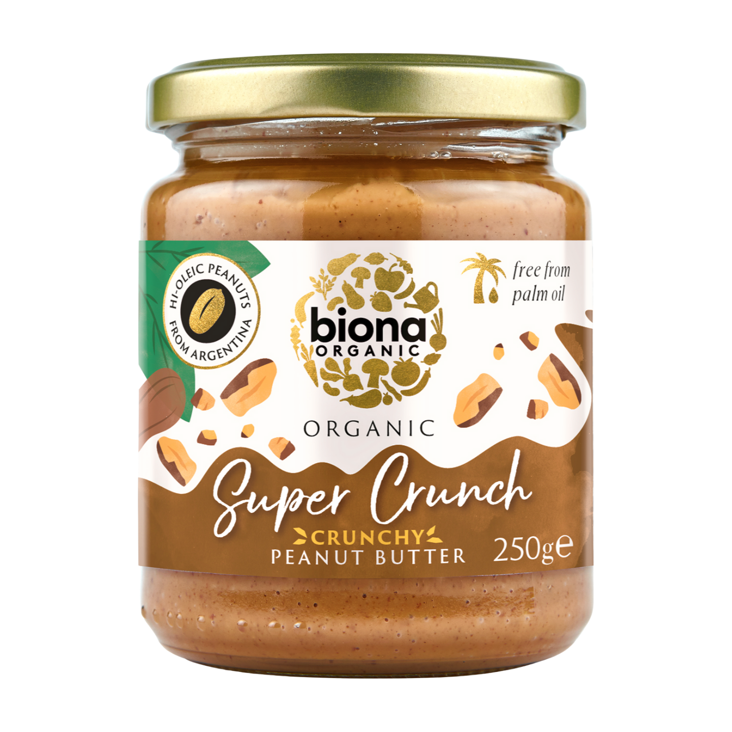 Biona Organic Super Crunch Peanut Butter (250g)