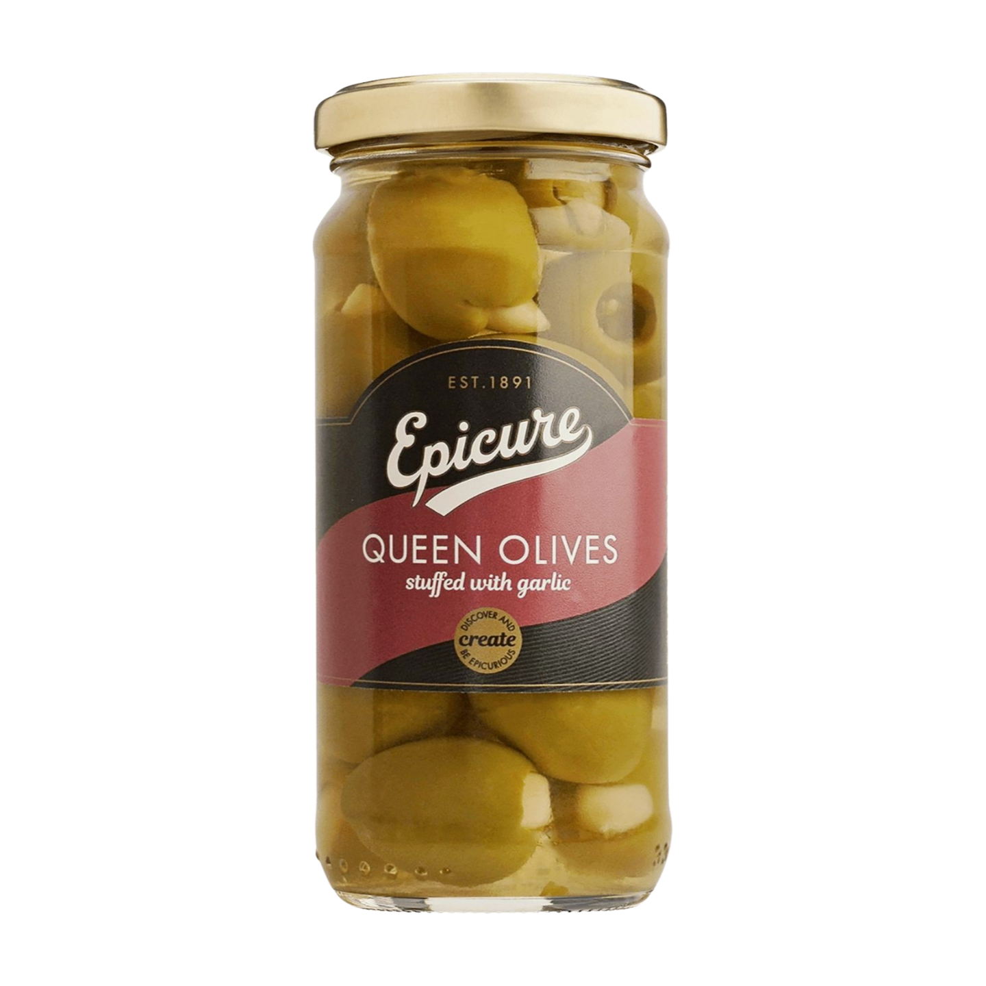 Epicure Queen Olives Stuffed with Garlic (235g)