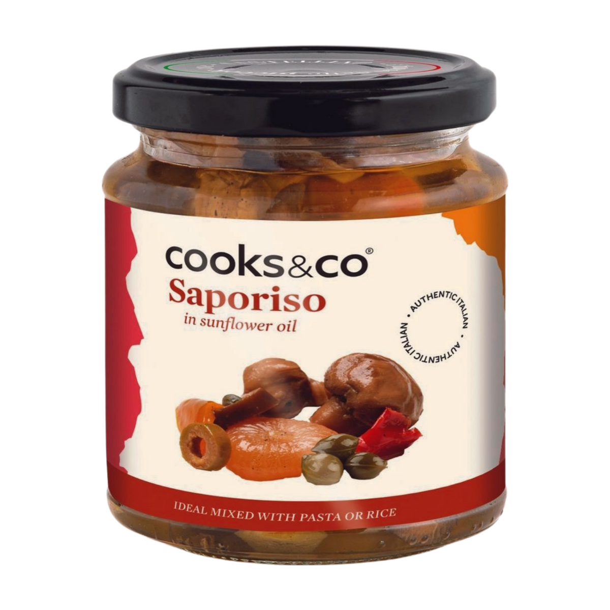 Cooks & Co Saporiso - Mixed Vegetables in Oil (280g)