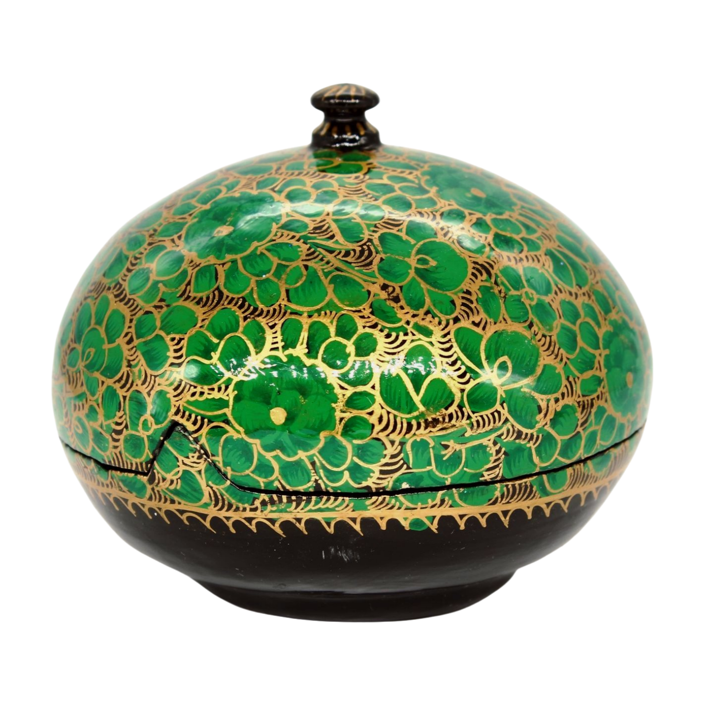 Artezen London 4" Green Gift Box with Milk Chocolate Balls