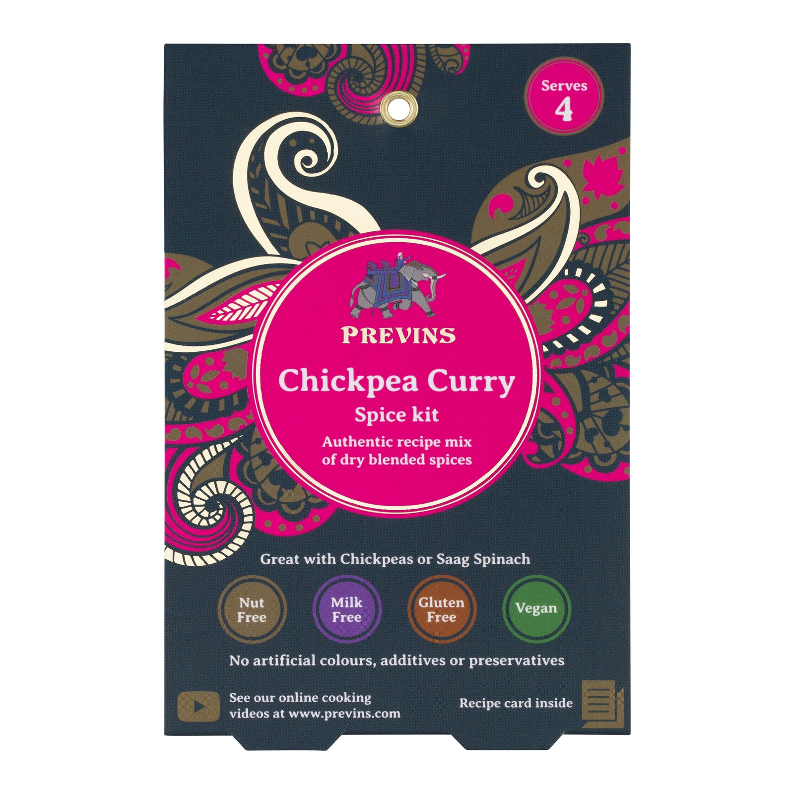 Previns Chickpea Curry Spice Kit (15g)