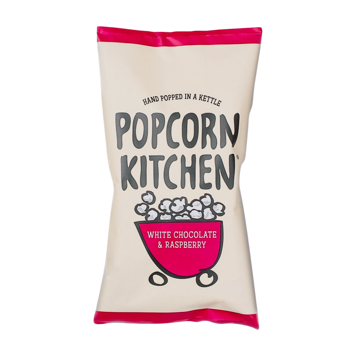 Popcorn Kitchen White Chocolate & Raspberry Popcorn (100g)