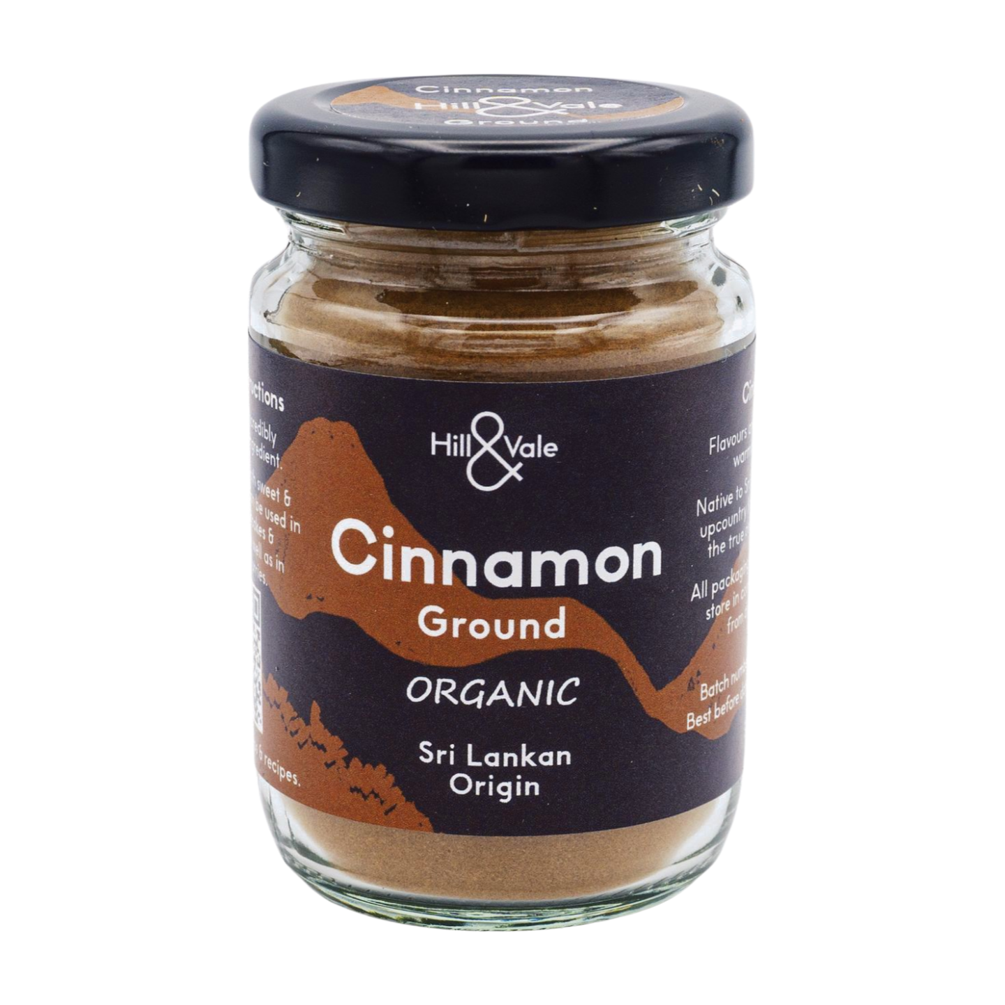 Hill & Vale Organic Cinnamon Ground (34g)
