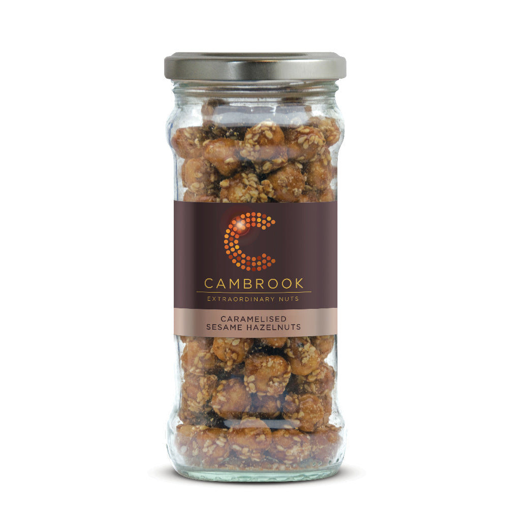 Cambrook Caramelised Sesame Hazelnuts Jar (160g)