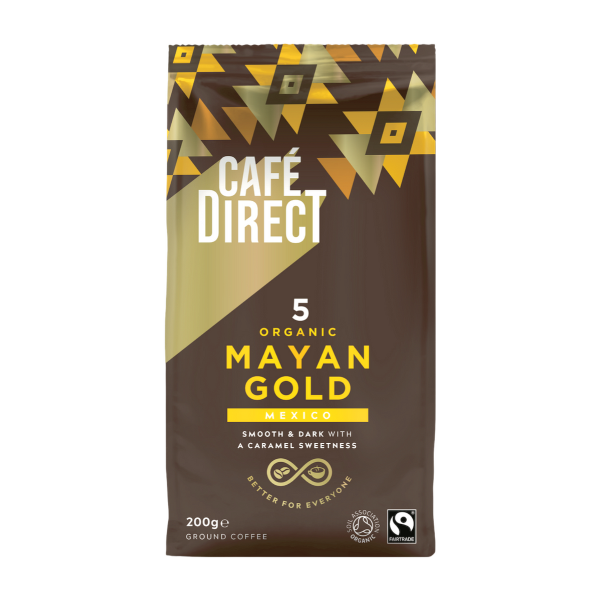 Cafe Direct Mayan Gold Organic Ground Coffee (200g)