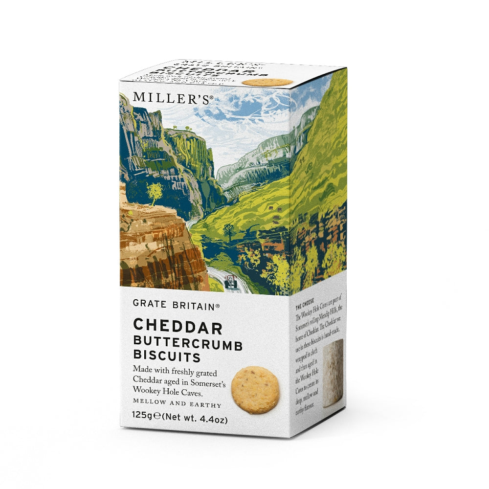 Artisan Biscuits Grate Britain Cheddar Buttercrumb Biscuits (125g)