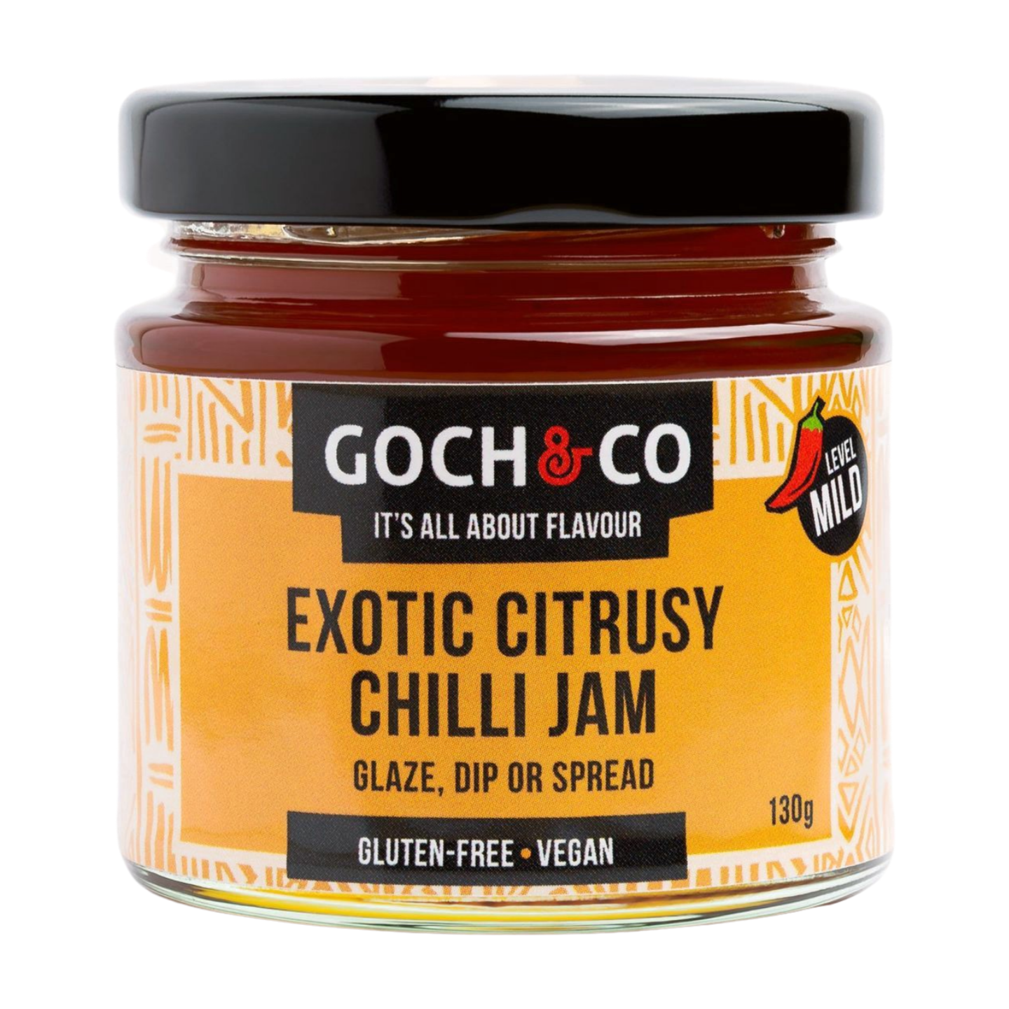Goch & Co Exotic Citrusy Chilli Jam (130g)