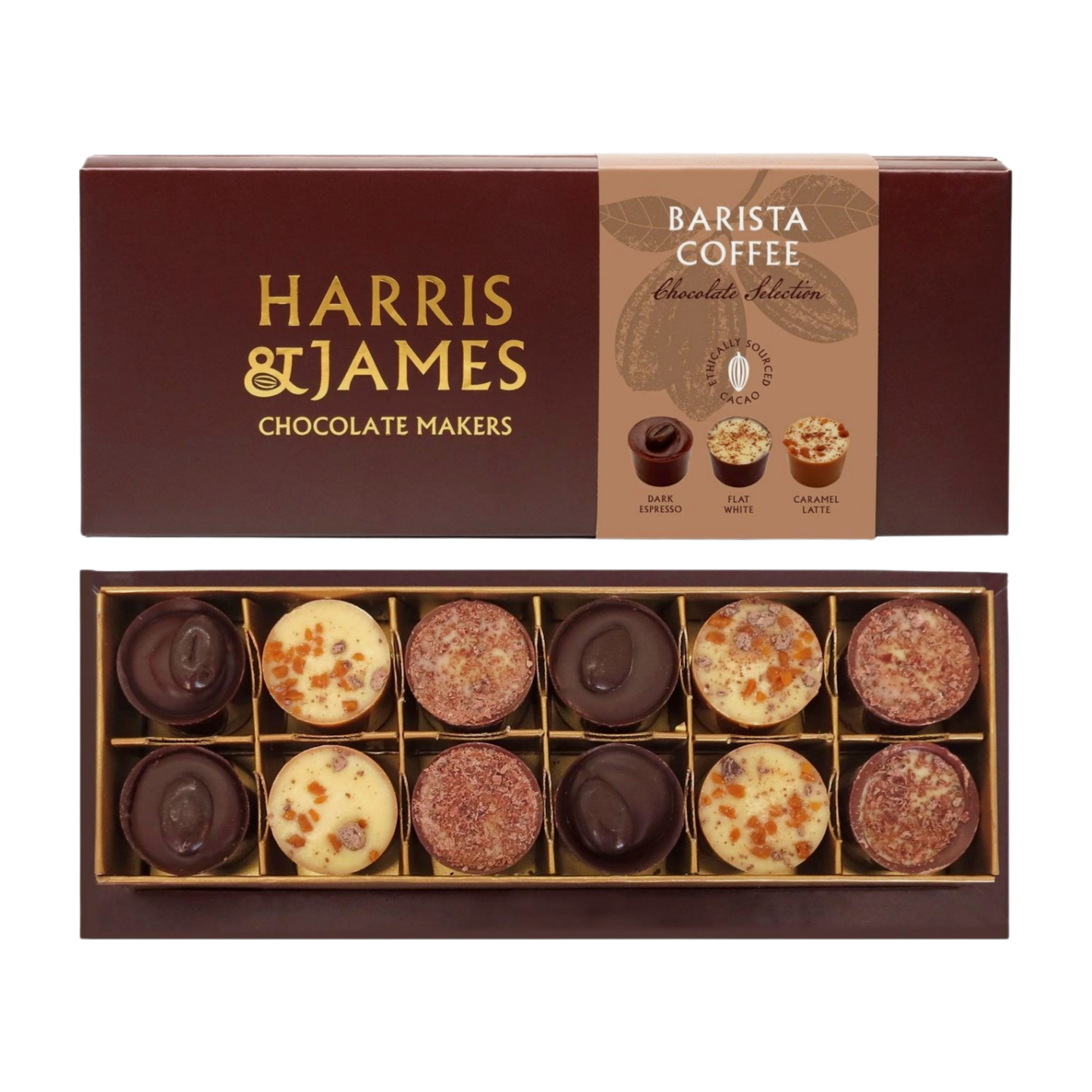 Harris & James Barista Coffee Chocolate Selection Box (180g)