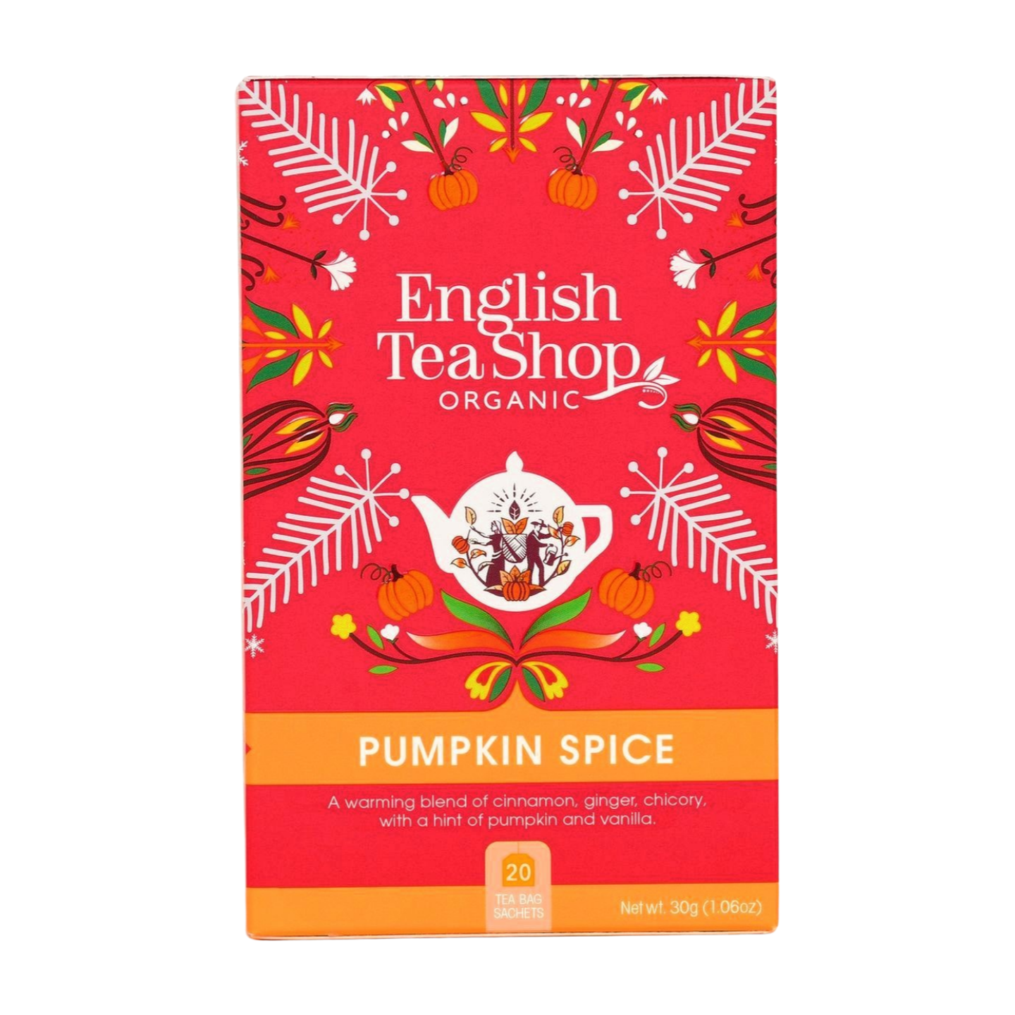 English Tea Shop Organic Pumpkin Spice (20 Tea Bags)