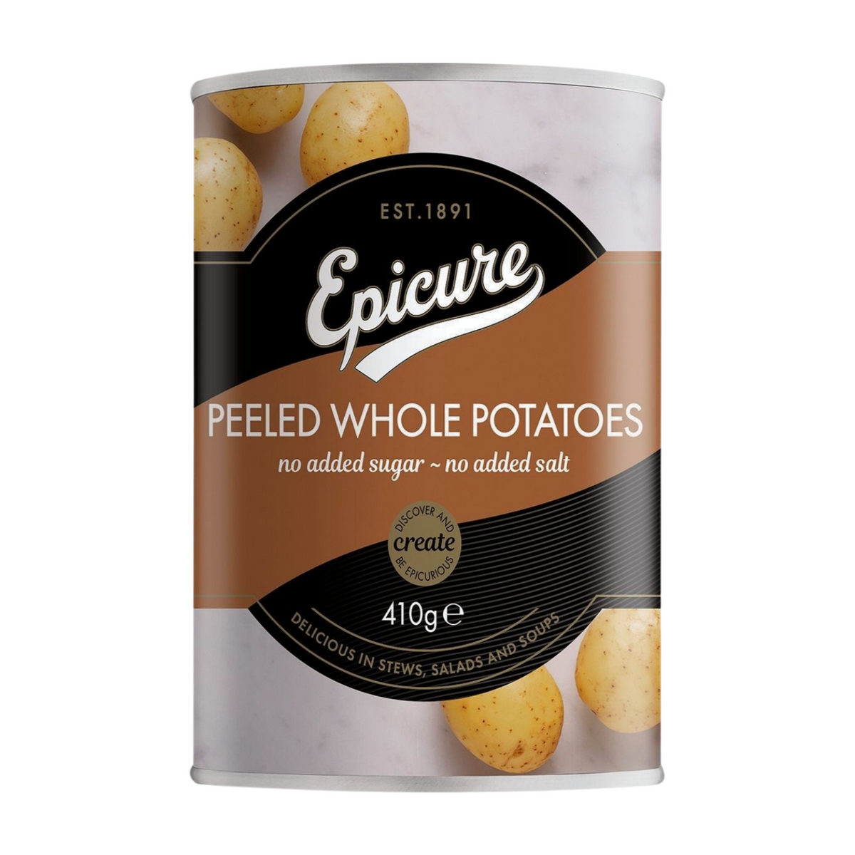Epicure Peeled Whole Potatoes (410g)