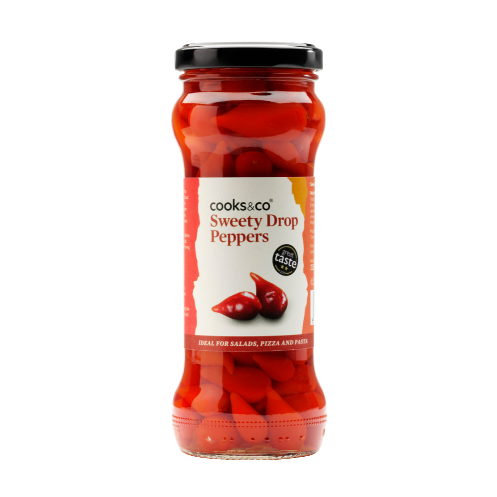 Cooks & Co Sweety Drop Red Peppers (235g)