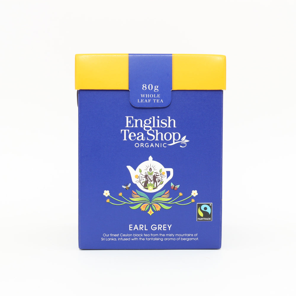 English Tea Shop Organic Earl Grey Whole Leaf Tea (80g)
