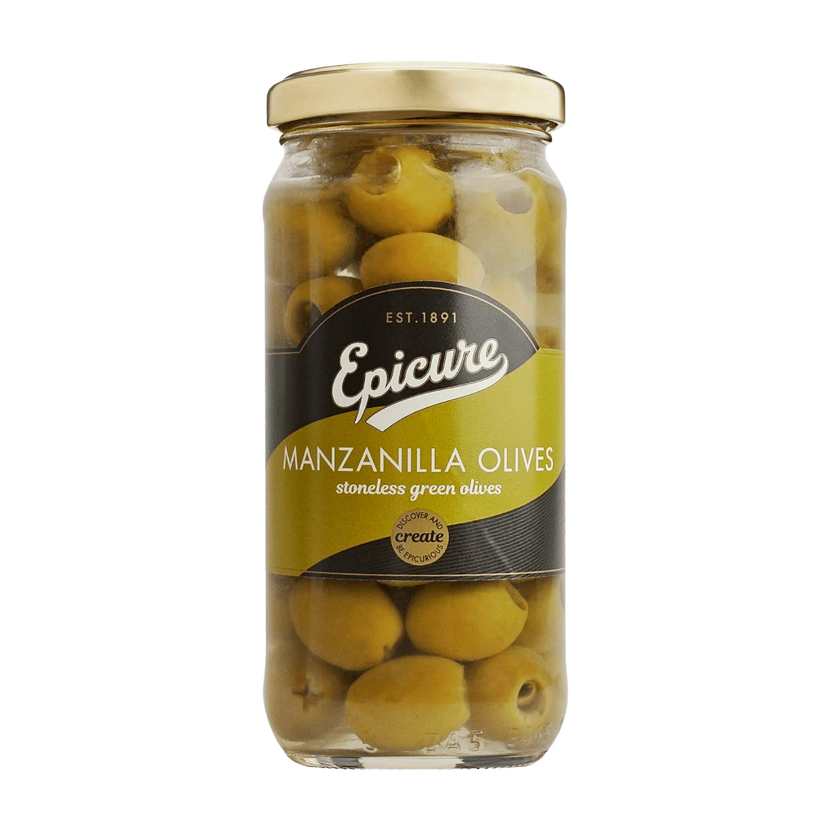 Epicure Stoneless Green Manzanilla Olives (235g)