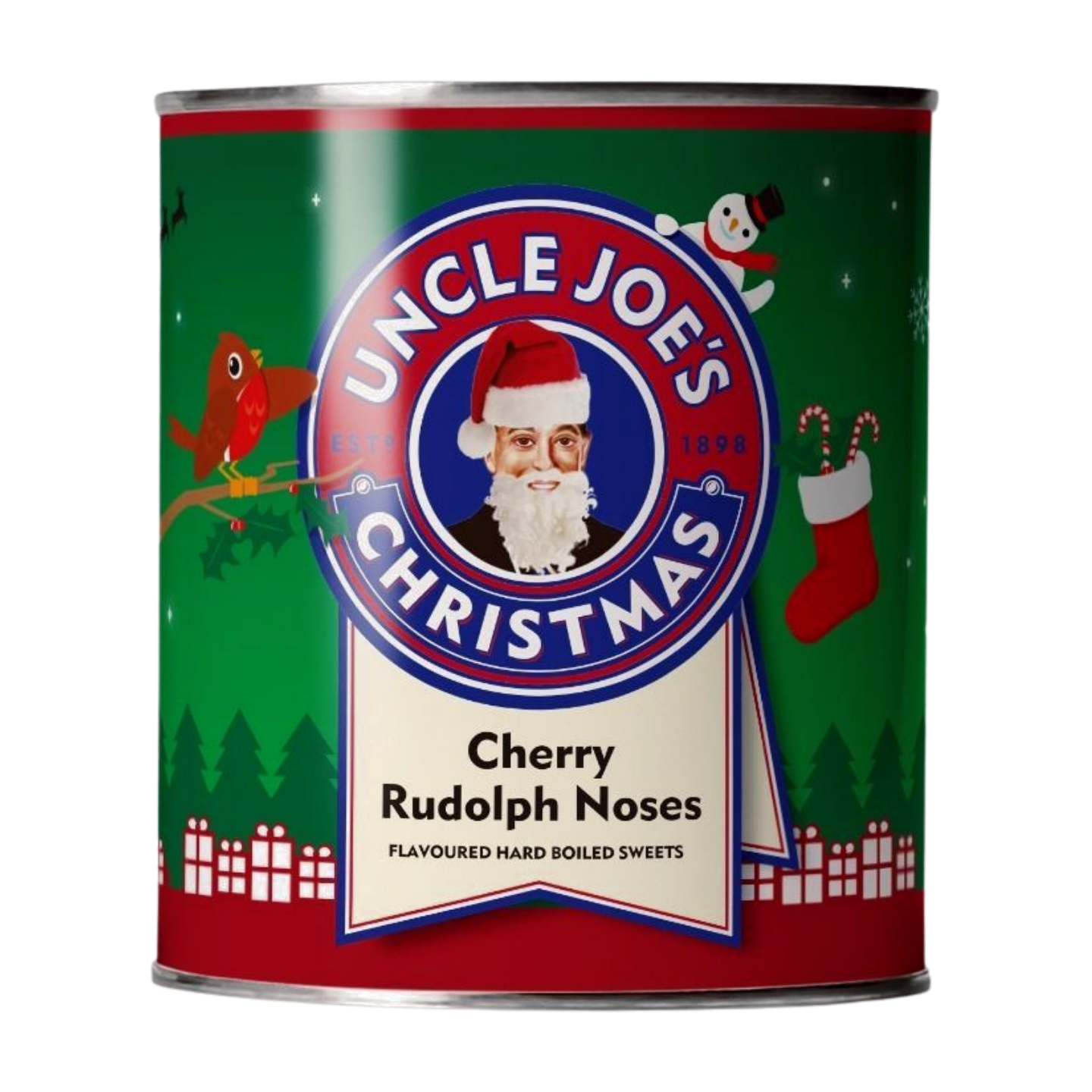 Uncle Joe's Cherry Rudolph Noses Flavoured Boiled Sweets (120g)