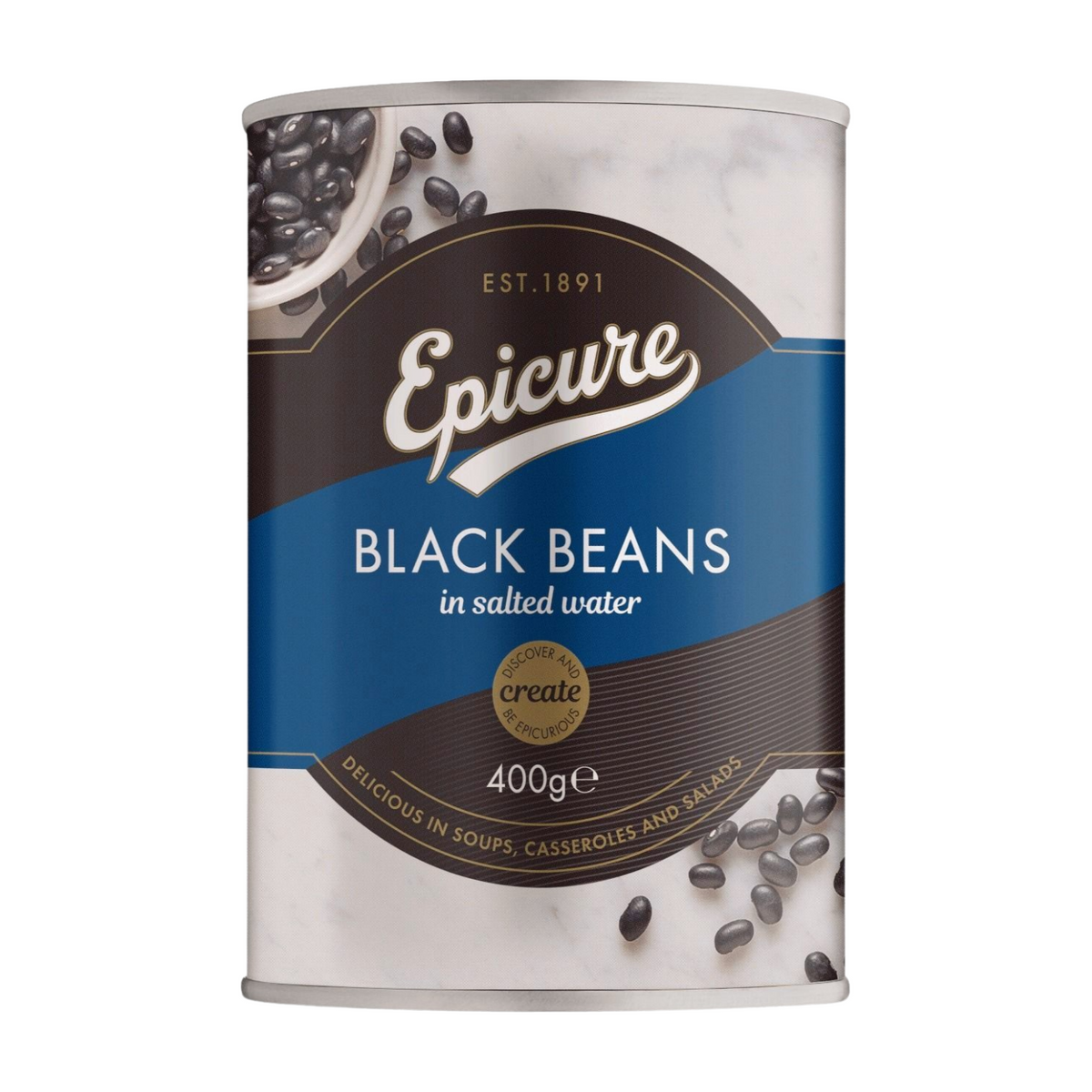 Epicure Black Beans (400g)