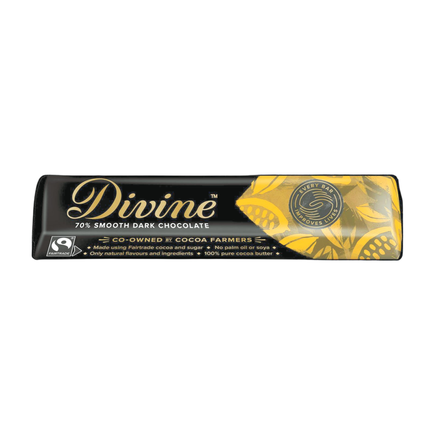 Divine 70% Smooth Dark Chocolate (35g)