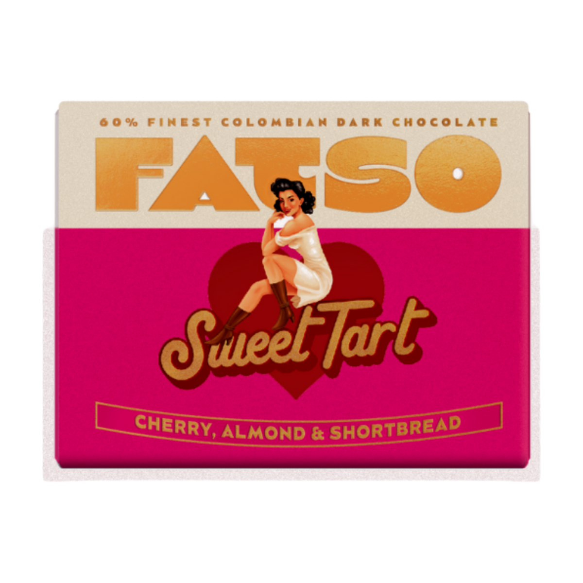 Fatso 'Sweet Tart' Cherry, Almond & Shortbread (40g)