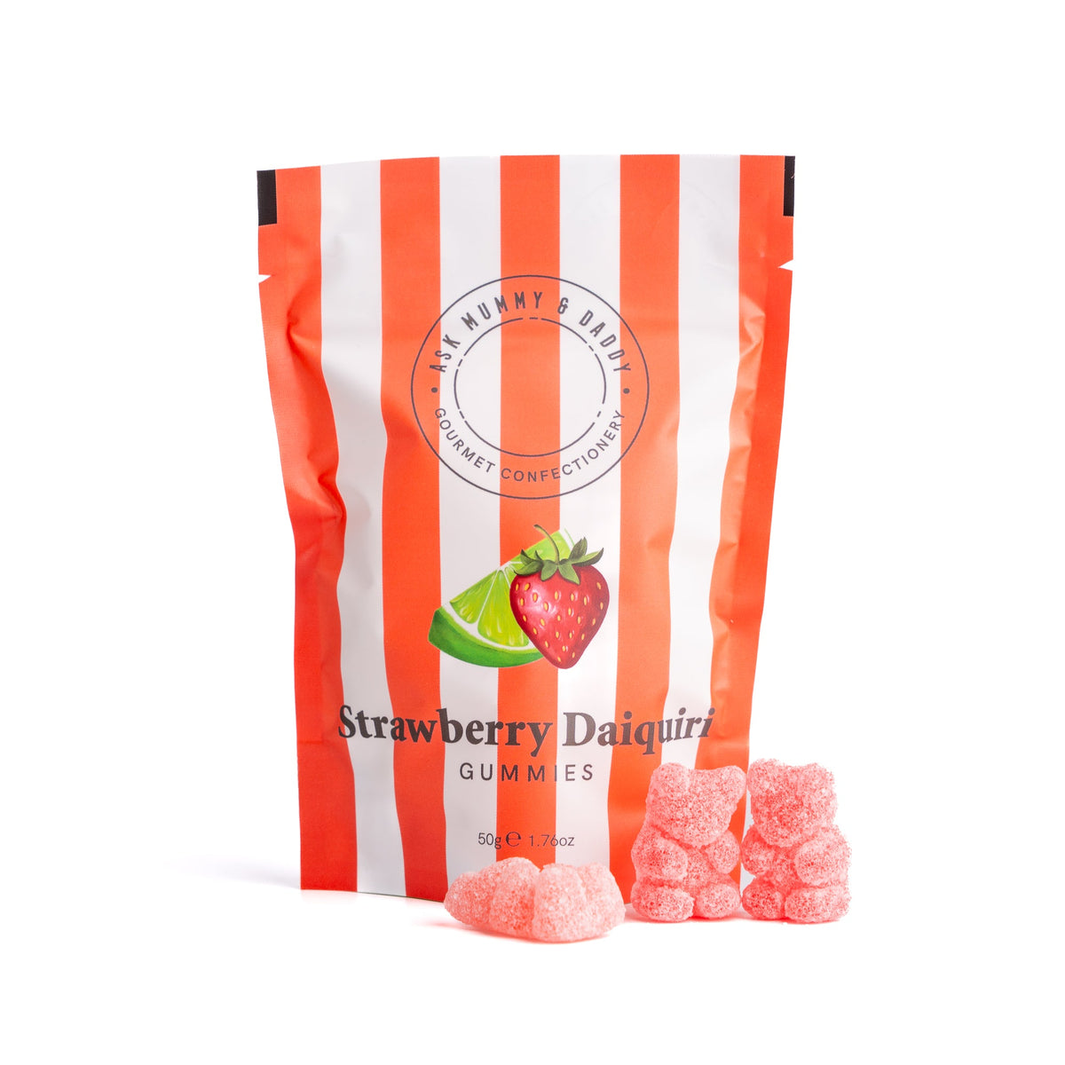 Ask Mummy & Daddy Strawberry Daiquiri Gummies (50g)