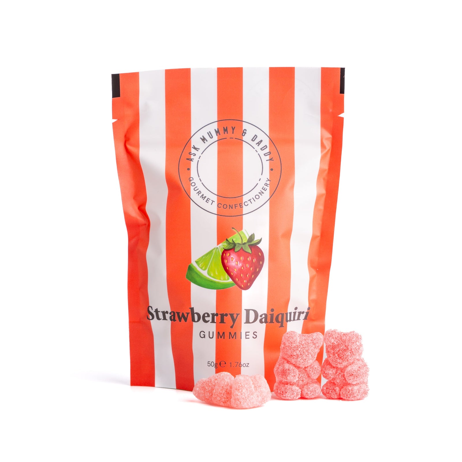 Ask Mummy & Daddy Strawberry Daiquiri Gummies (50g)