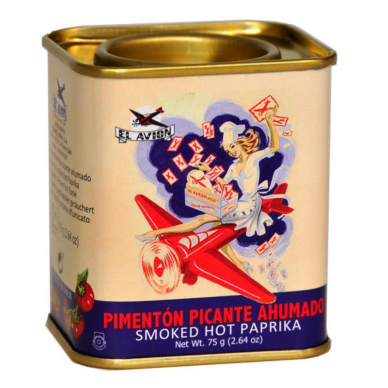 El Avion Vintage Smoked Hot Paprika in Retro Tin (75g)