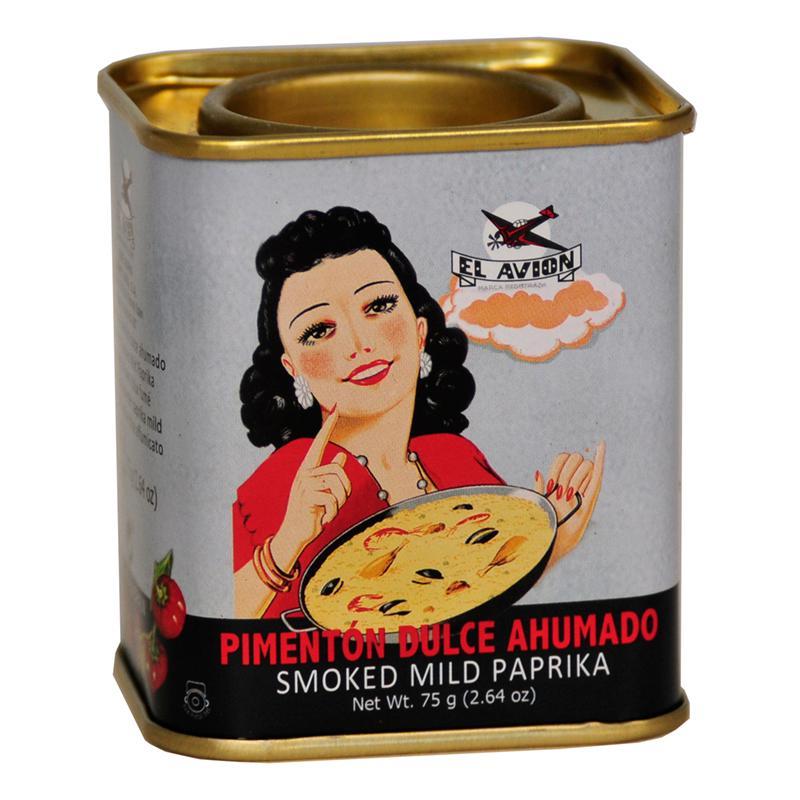 El Avion Vintage Smoked Mild Paprika in Retro Tin (75g)