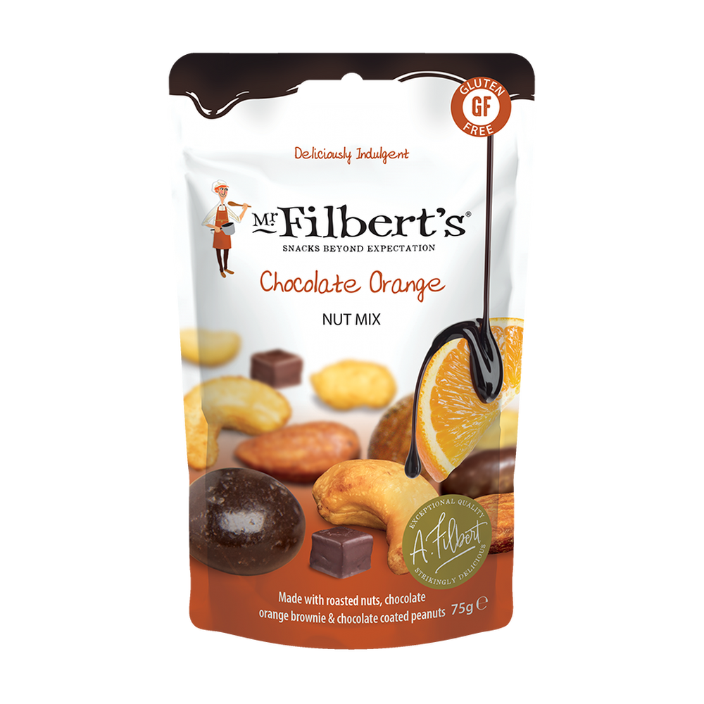Mr Filbert's Chocolate Orange Nut Mix (75g)