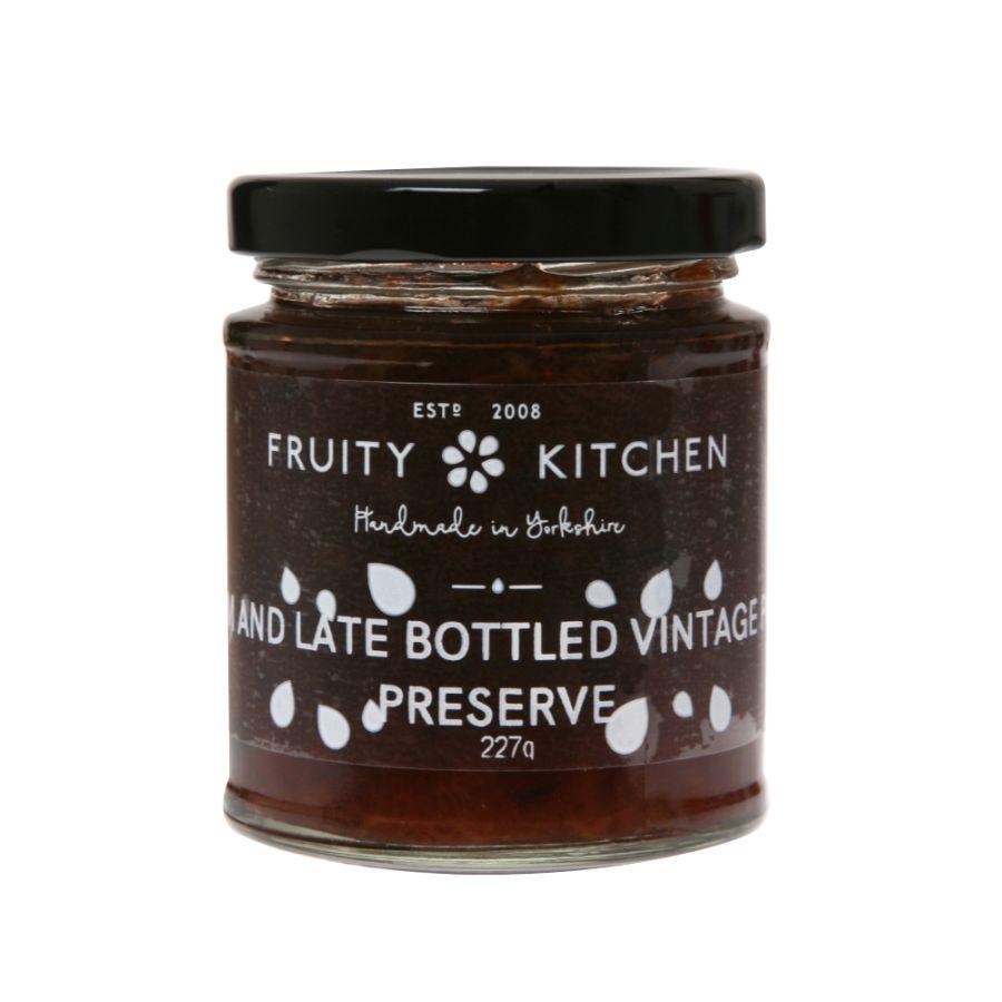 Fruity Kitchen Plum & Late Bottled Vintage Port Preserve (227g)