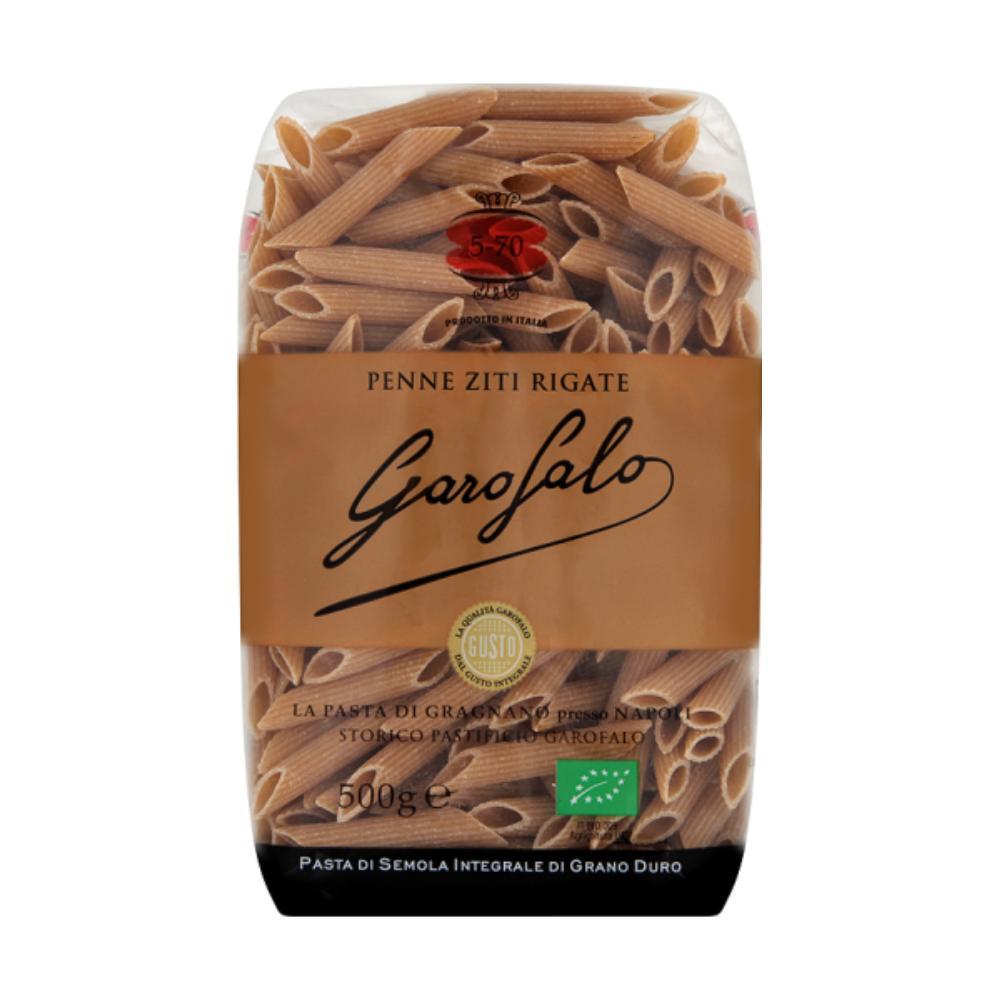Garofalo Organic Whole Wheat Penne Ziti Rigate (500g)