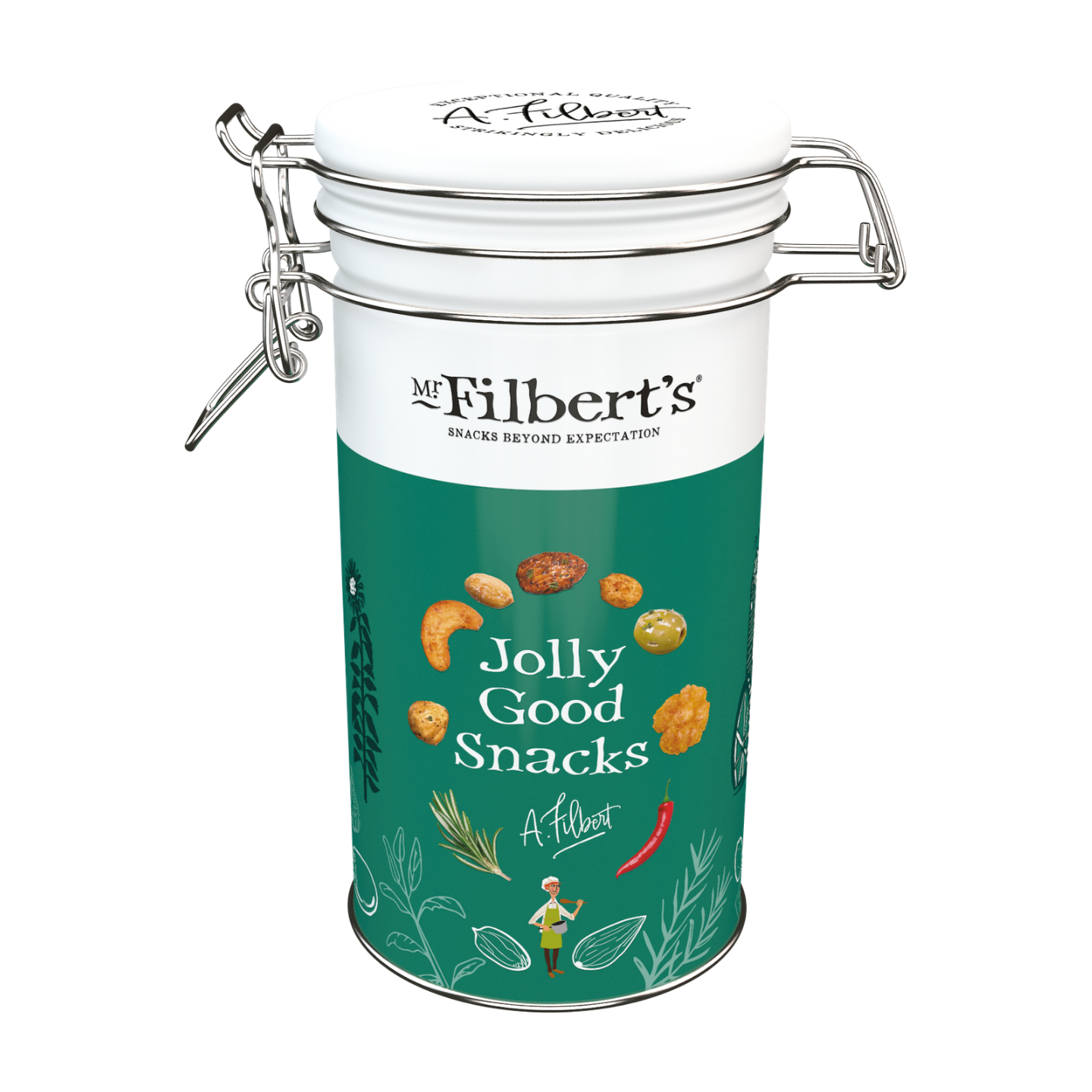 Mr Filbert's Jolly Good Snacks Mixed Snacks Selection Tin (300g)