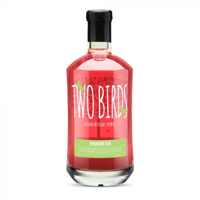 Two Birds Rhubarb Gin 40% abv 70cl [WHOLE CASE] by British Honey Co - The Pop Up Deli