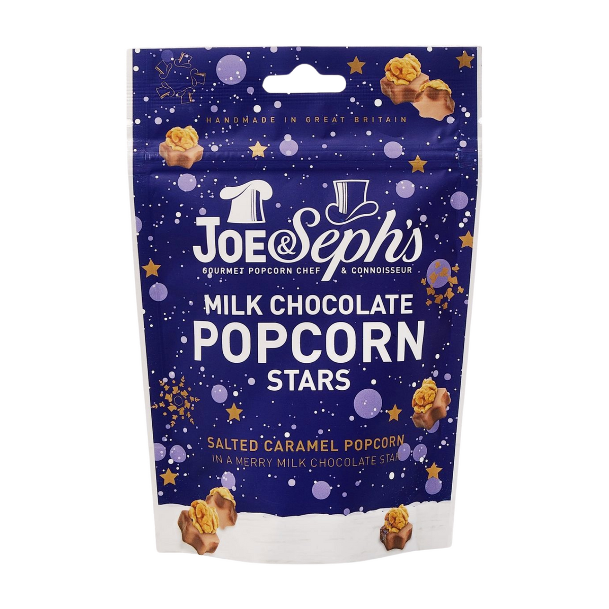 Joe & Seph's Milk Chocolate Popcorn Stars (63g)