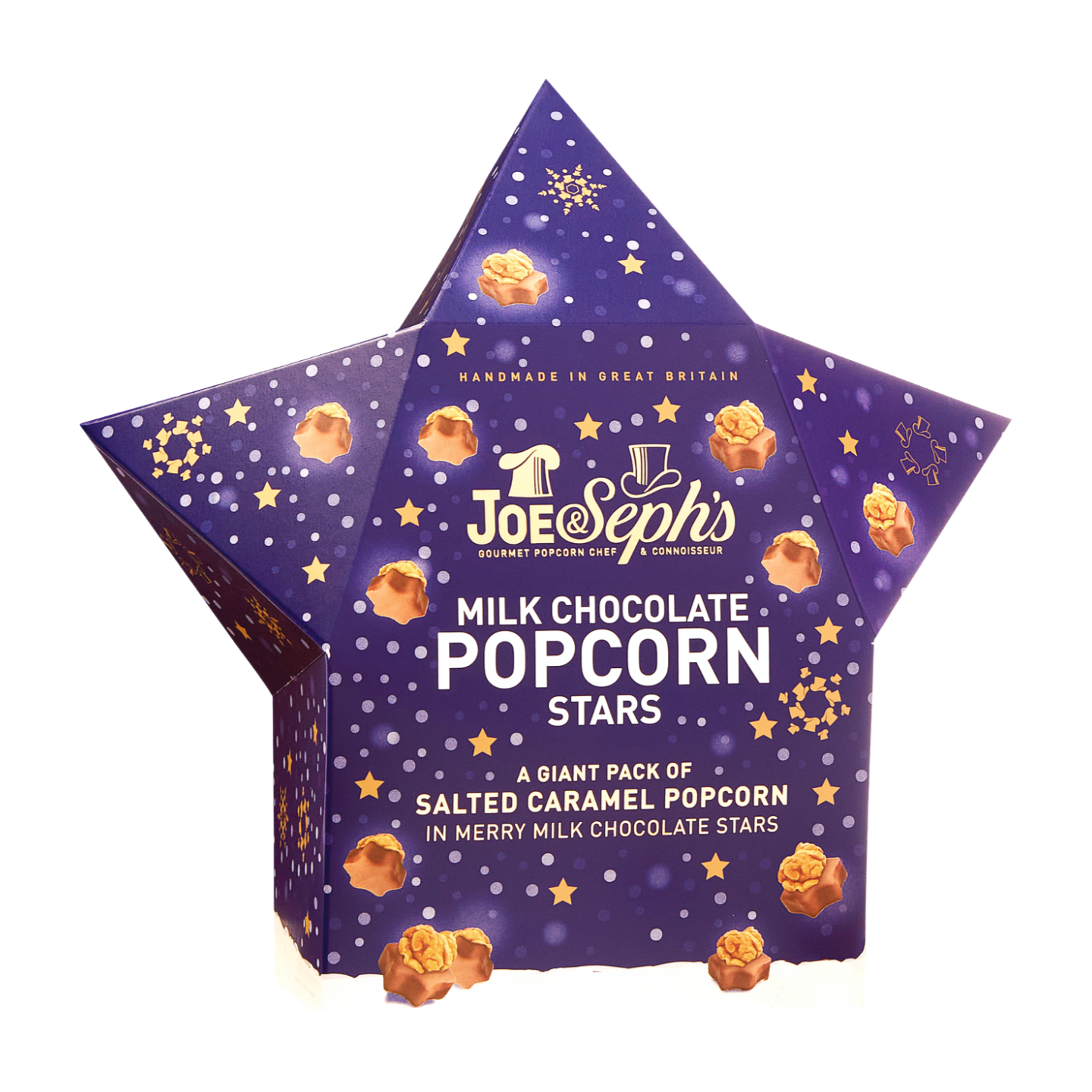 Joe & Seph's Milk Chocolate Popcorn Stars Gift Box (105g)