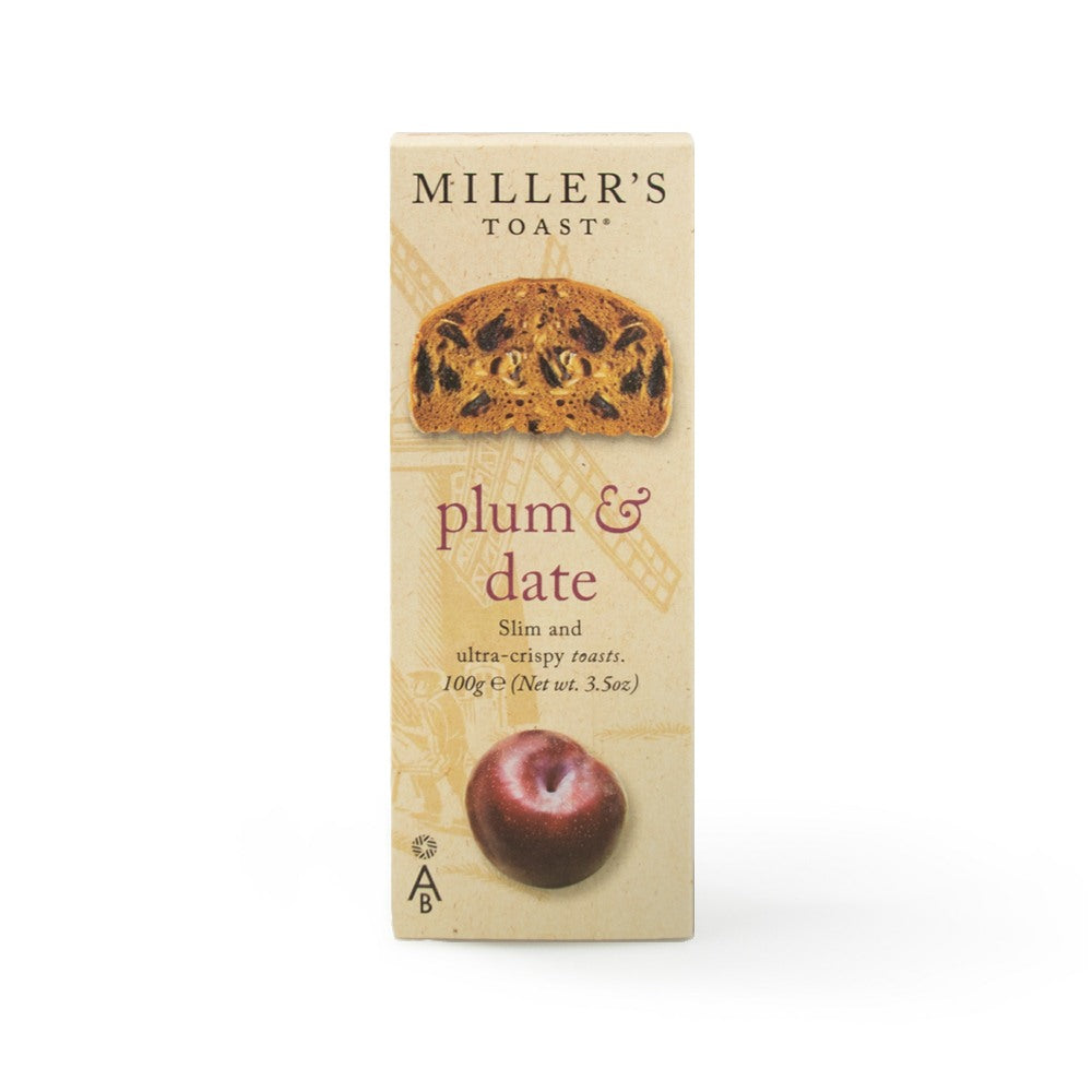 Artisan Biscuits Miller's Toast Plum & Date (100g)