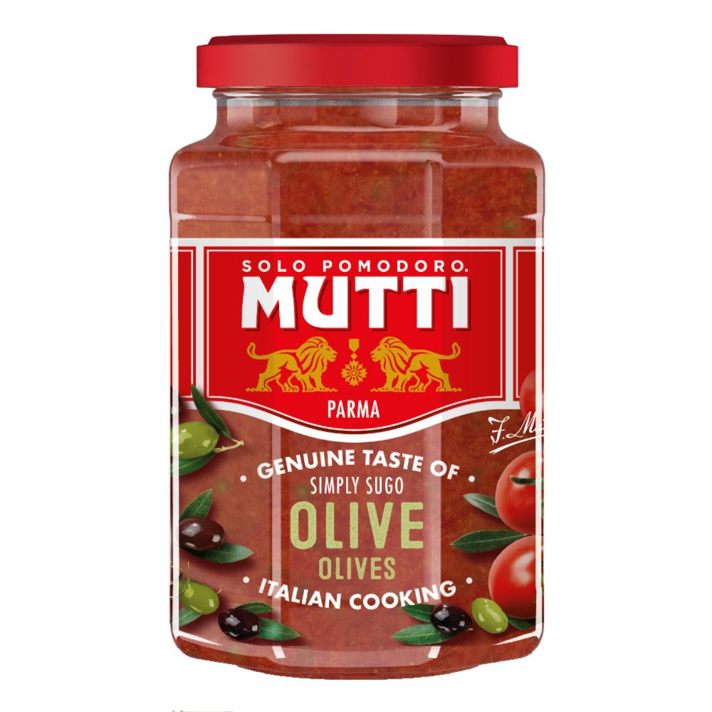 Mutti Pasta Sauce with Leccino Olives (400g)