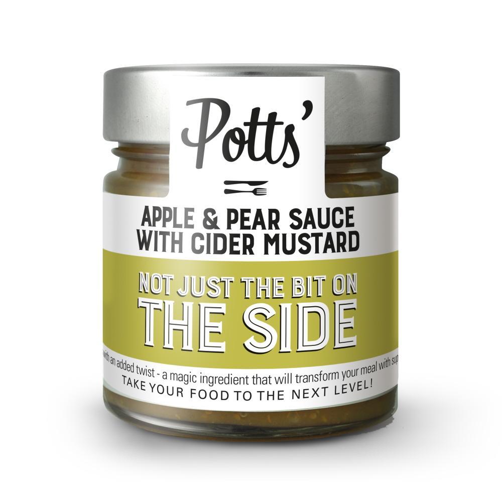 Potts Apple & Pear Sauce with Cider Mustard (195g)