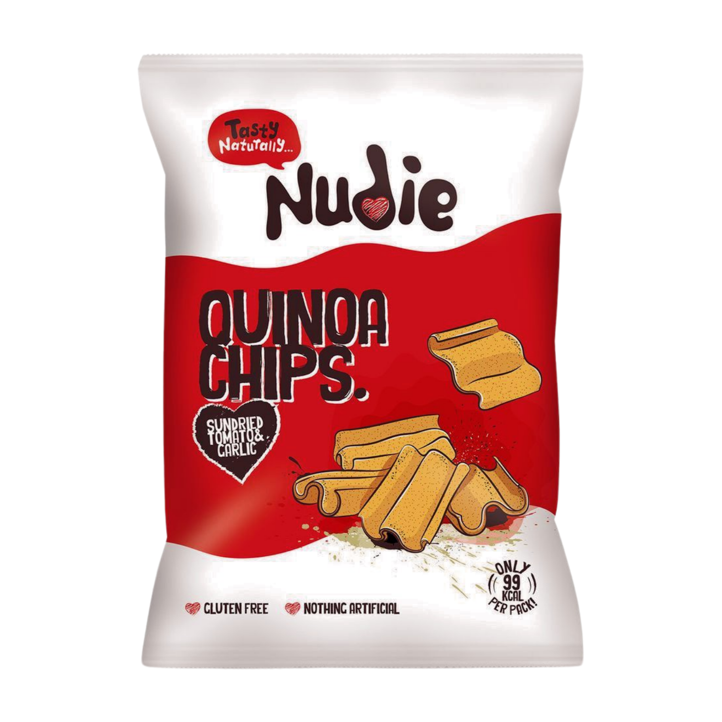 Nudie Snacks Sundried Tomato & Garlic Quinoa Chips (20g)