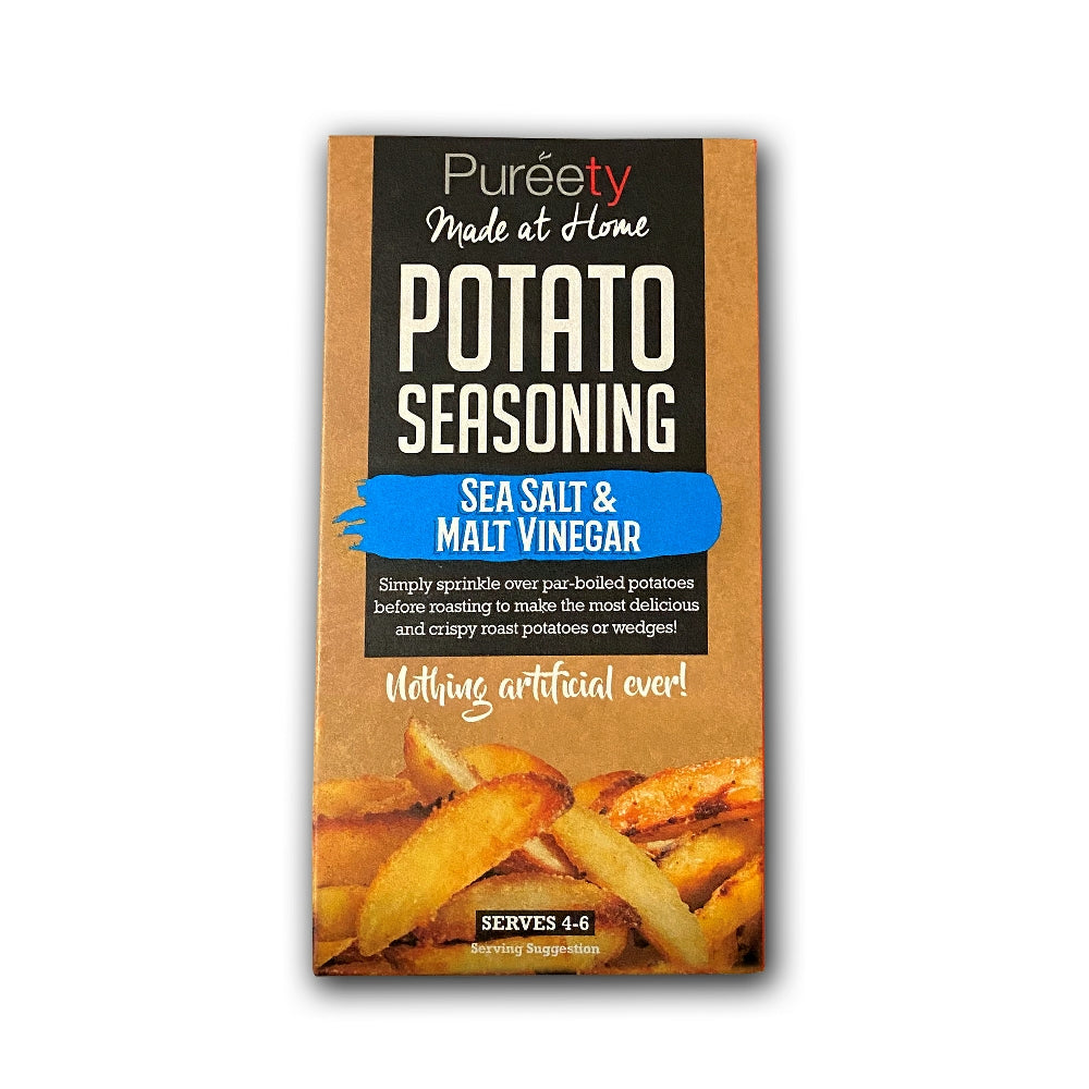 Pureety Sea Salt & Malt Vinegar Potato Seasoning (40g)